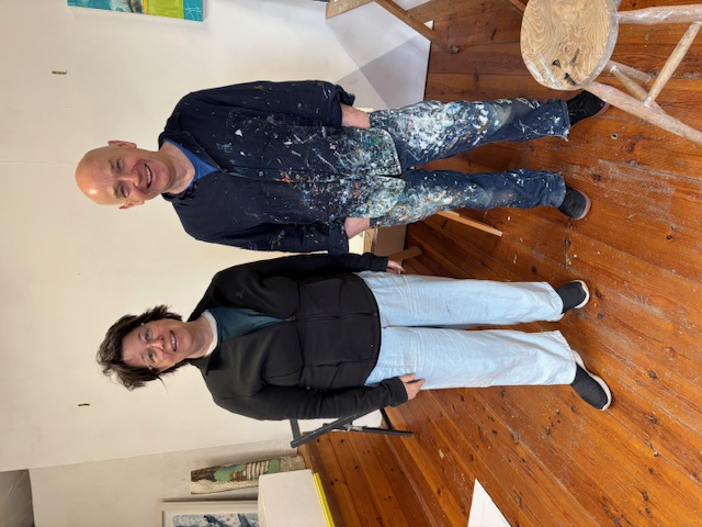 Den här bilden är på mig och David Mankin.